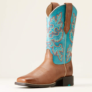 Round Up StretchFit Wide Square Toe Western -10047038