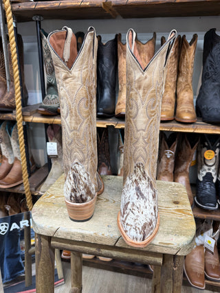 Tanner Mark Women’s Tall Cowhide Boot (Brown) TML205679
