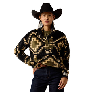 Ariat Ladies Berber Sweatshirt(GAMBIT SOUTHWEST PRINT)10079622