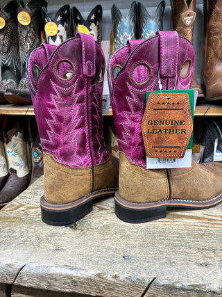 Smoky Mountain Tracie Kids Boots (Brown/Pink) 3920C