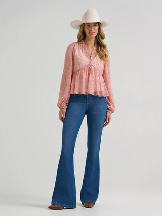 WOMEN'S WRANGLER BESPOKE HIGH RISE FLARE JEAN 112385561