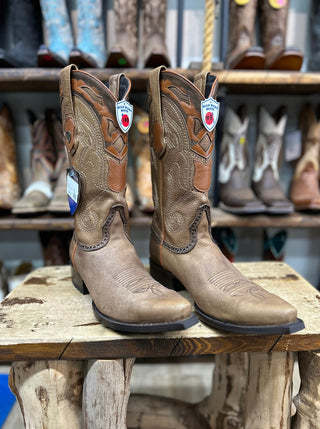 Wild West Snip Toe Rage Boot (Honey)- 2949951