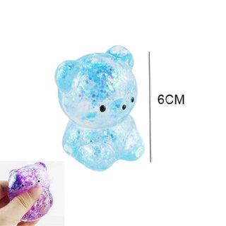 TEDDY BEAR SQUEEZE SQUISHY TOY, Z 88734: -