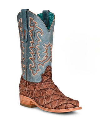 CORRAL WOMEN'S PIRACUHU EXOTIC EMBROIDERED WESTERN BOOTS -A4205