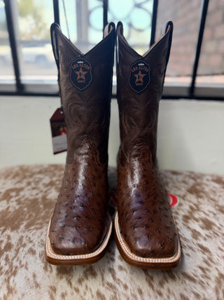 Los Altos Ostrich Wide Square Toe Boot(Kango)-8220360