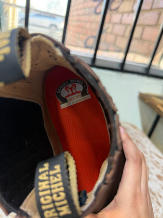 Original Michel Botin Charro Napa Suela Goma (Brown Graso)-5645407