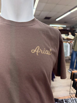 Ariat Men’s Tombstone Cowboy T-Shirt (Brown) 10082624