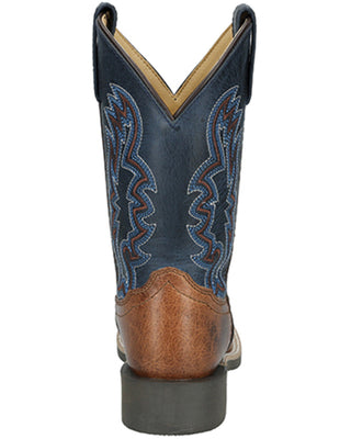 Smoky Mountain Little Boys Rustler Western Boots-Broad Square Toe