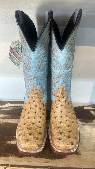 Tanner Mark Women's Orix Ostrich Square Toe Boots