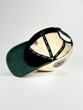 FORTY FIVE HATS “M” CAP (Cream and Green)