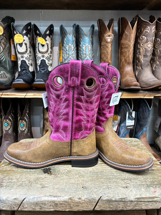 Smoky Mountain Tracie Kids Boots (Brown/Pink) 3920C