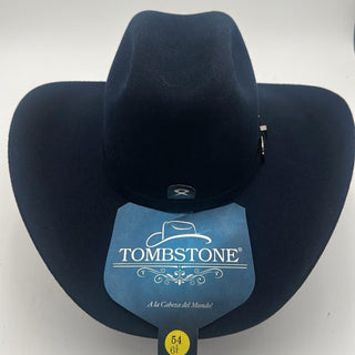 Tombstone 20X Este Oeste Navy Felt Hat