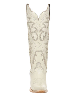 Circle G Tall Embroidery Snip Toe Boot L6440-BONE