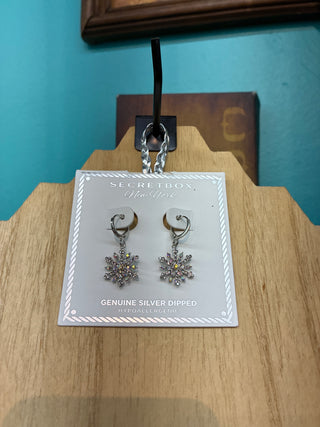 Women’s Holiday Earrings (Silver) GE-11913
