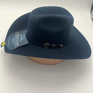 Tombstone 20X Este Oeste Navy Felt Hat