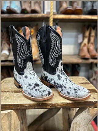 TANNER MARK COWHIDE Youth Square Toe-TMY205323