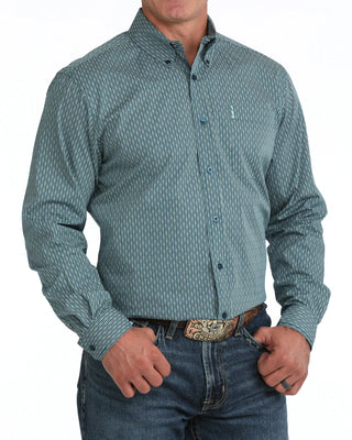 CINCH MEN'S L/S MODERN FIT BLUE BUTTON UP SHIRT (MTW1347168)
