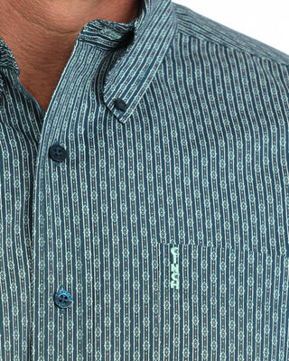 CINCH MEN'S L/S MODERN FIT BLUE BUTTON UP SHIRT (MTW1347168)