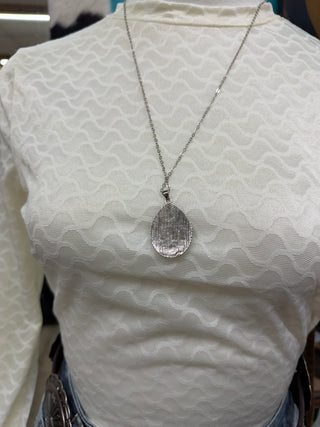 Women’s Turquoise Oval Necklace - RN-8507