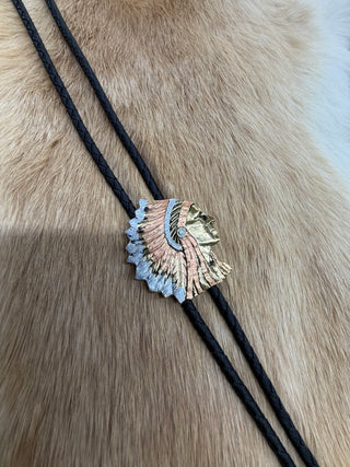 Western Style Bolo Ties (Gold/Copper) - 2221999