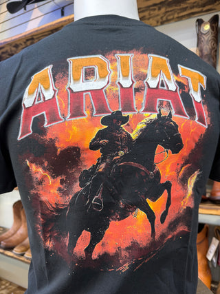 Ariat Men’s Country Rock SS T-Shirt (Black) 10079501