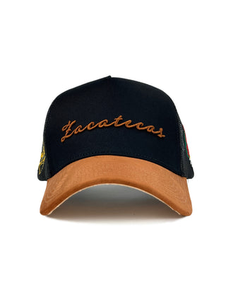 FORTY FIVE HATS SIGNATURE ESTADOS CAP (Black and Rust)