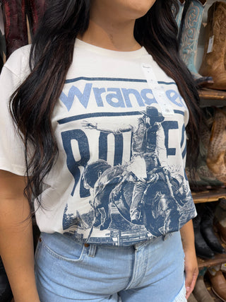 Wrangler Women’s Rodeo Archive Tee (Natural) 112379646