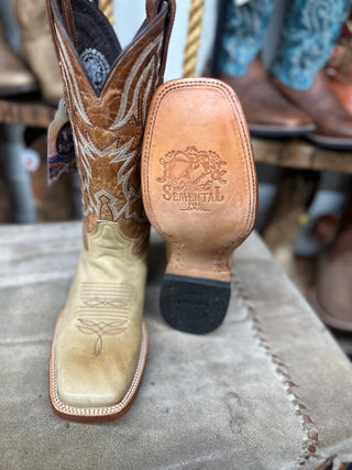 Rancho Semental Wide SQ Toe Boot (Honey)RSP203112