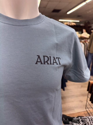 Ariat Men’s Bulldogger T-Shirt (Light Denim) 10082625