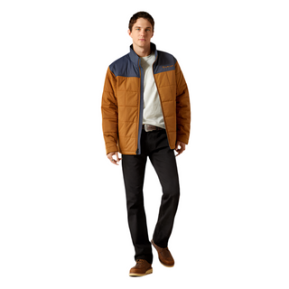 Ariat Crius Insulated Jacket BLUE NIGHTS|ALMOND KHAKI