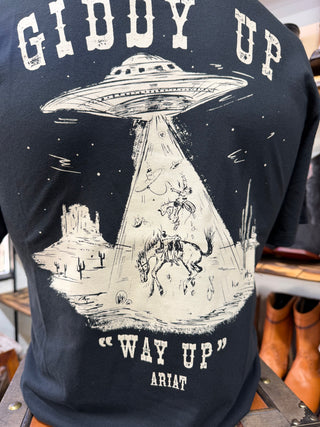 Ariat Men’s Cowboy Way Up T-Shirt (Black) 10079500