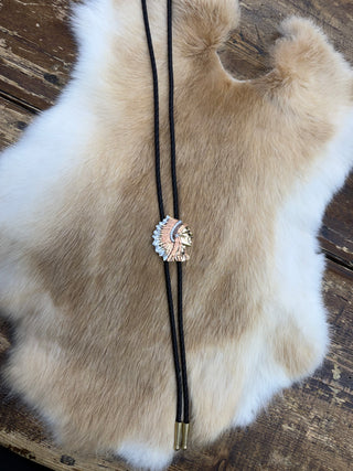 Western Style Bolo Ties (Gold/Copper) - 2221999