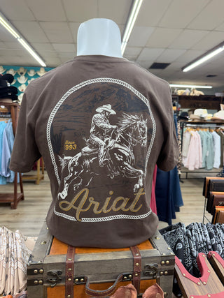 Ariat Men’s Tombstone Cowboy T-Shirt (Brown) 10082624