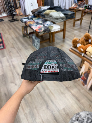 TexHorn Flat-Bill Western Cap (Texhorn Logo)