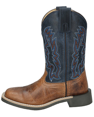 Smoky Mountain Little Boys Rustler Western Boots-Broad Square Toe