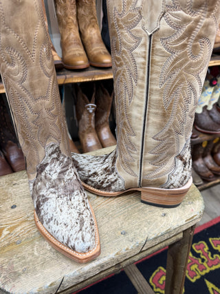 Tanner Mark Women’s Tall Cowhide Boot (Brown) TML205679