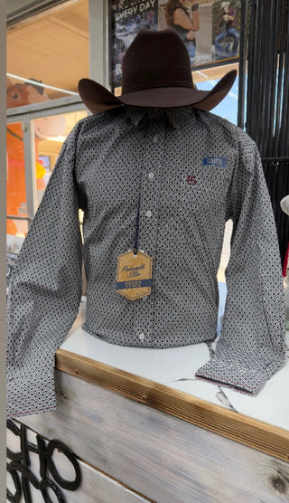 Panhandle Men’s Long Sleeve Shirt- BLACK RMB2S08250