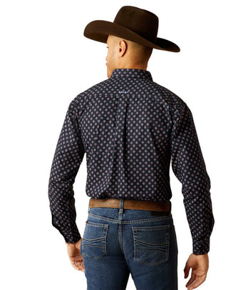 Ariat Men's Taylor Classic Fit Long Sleeve Shirt(Dark Blue)-10052490