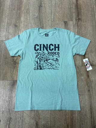 Cinch Boys Short Sleeve T-Shirt(Green) MTT7670157