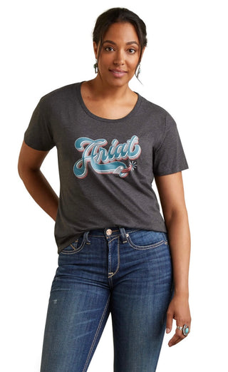 Ariat Women's Spur Script Short Sleeve T-10042791