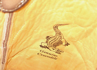 LOS ALTOS SAHARA ORYX CROCODILE CAIMAN SQUARE TOE WESTERN BOOT EE 8228232