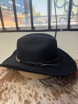 Kids Stone Dubetina Black Felt Hat (Black) 7518/6