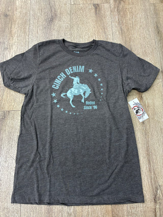Cinch Boys Short Sleeve T-Shirt(Charcoal) MTT7670158