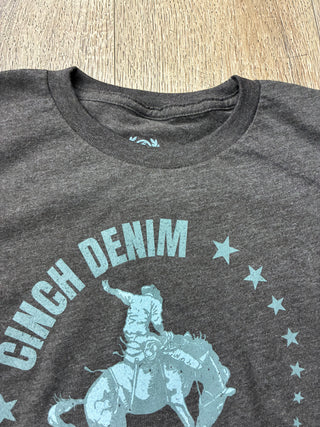 Cinch Boys Short Sleeve T-Shirt(Charcoal) MTT7670158