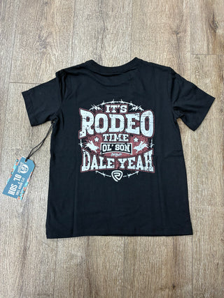 Rock & Roll Boys Rodeo Time T-Shirt(Black) BB21T06793