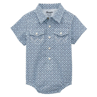 Wrangler Baby Boy SS Onesie (Blue) 112378884