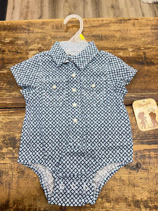 Wrangler Baby Boy SS Onesie (Blue) 112378884