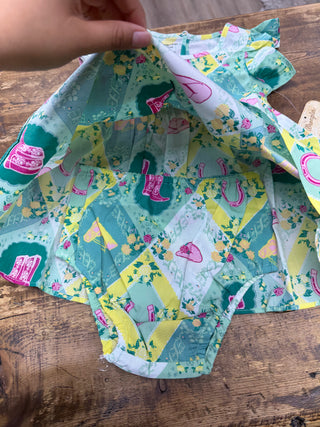 Wrangler Western Baby Girl Dress (Green) 112379471