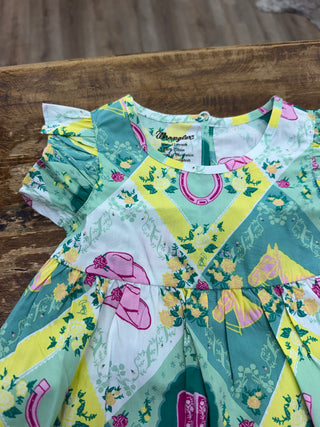 Wrangler Western Baby Girl Dress (Green) 112379471