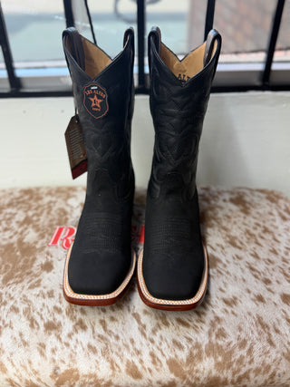 Los Altos Wide Square Toe Boot(Black)- 8226305